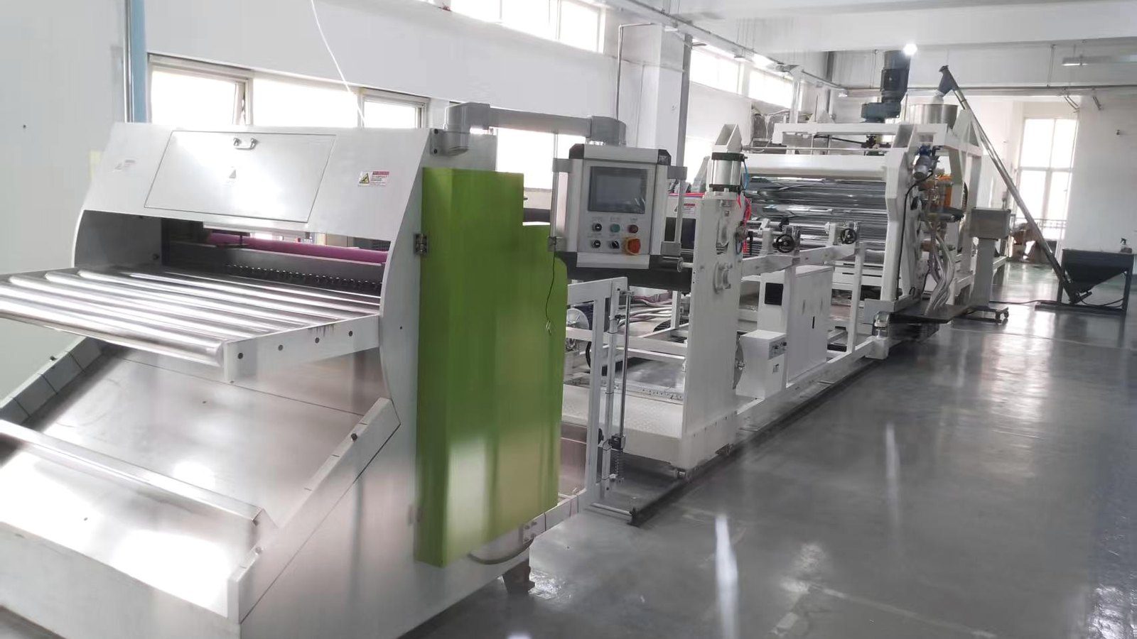 Installed URIDGE PCL sheet extrusion and calendering line in Beijing