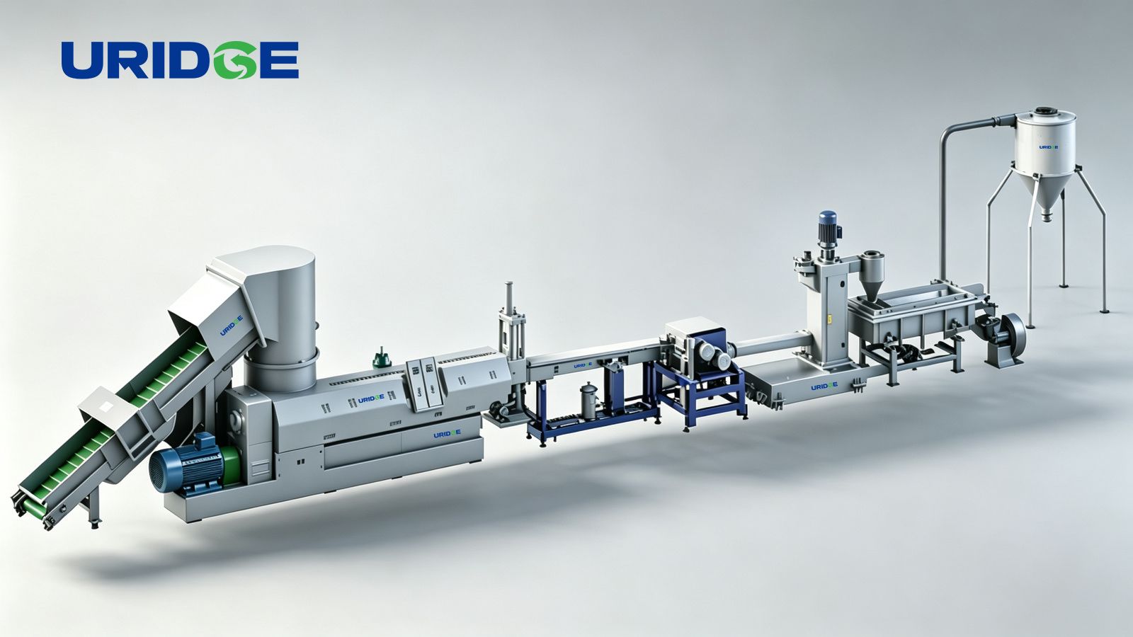 Compaction Pelletizing System – for Film, Rigid, Woven Bags & Fiber Waste