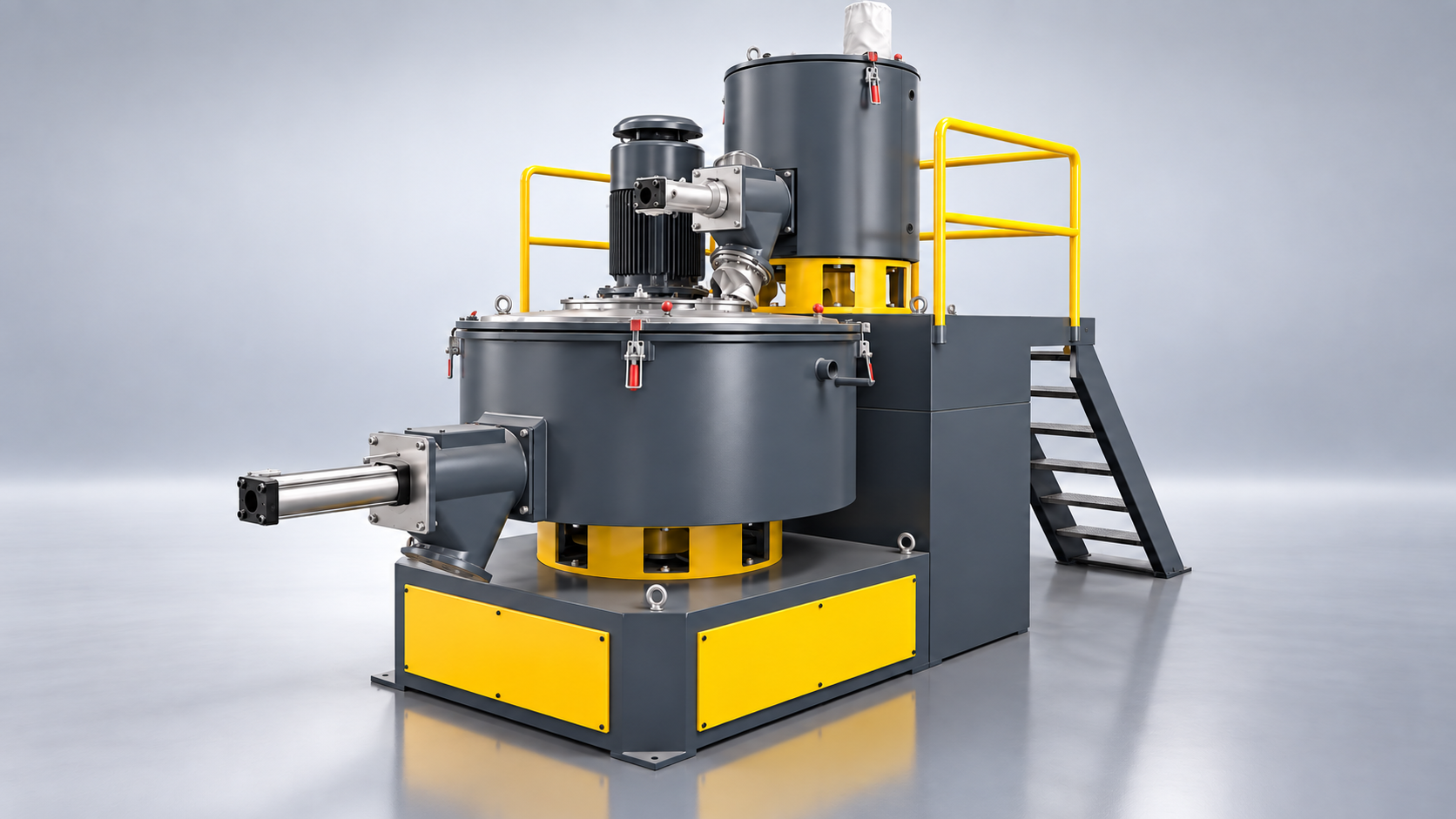 High-Speed Hot & Cold Mixing Unit for Plastics