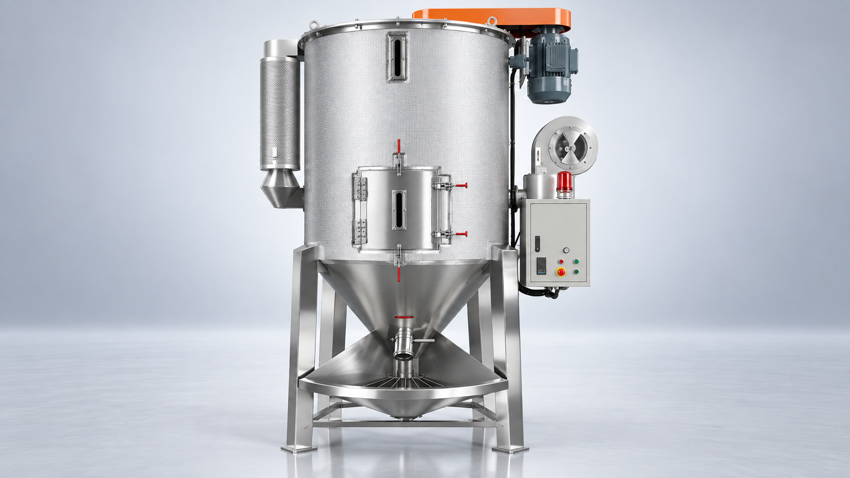 Lifting Mixing and Drying Machine for Plastic Materials