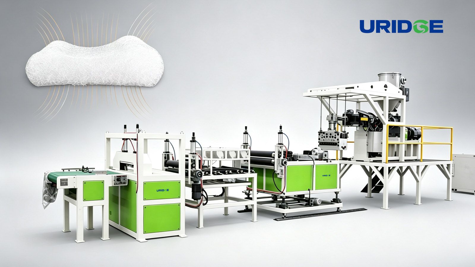 4D Air Fiber Pillow Production Line – POE, TPEE & More