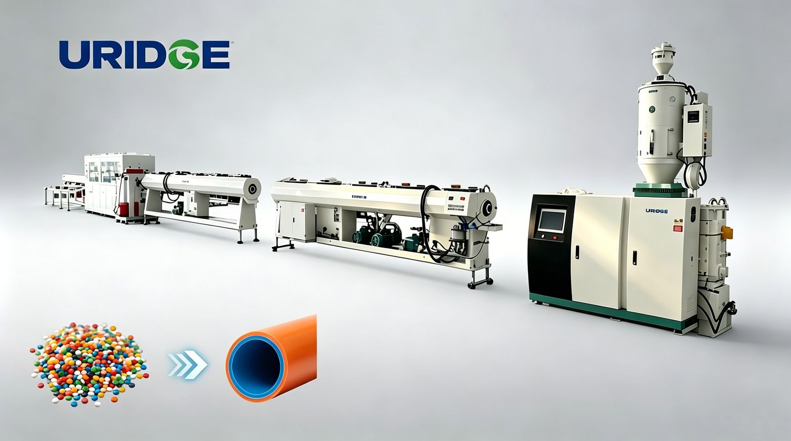 HDPE Pipe Extrusion Line – Single & Multi-Layer Co-Extrusion
