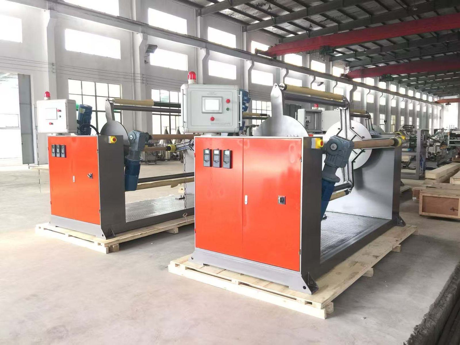 Dual-Station Turret Winder for Film & Sheet Rolls